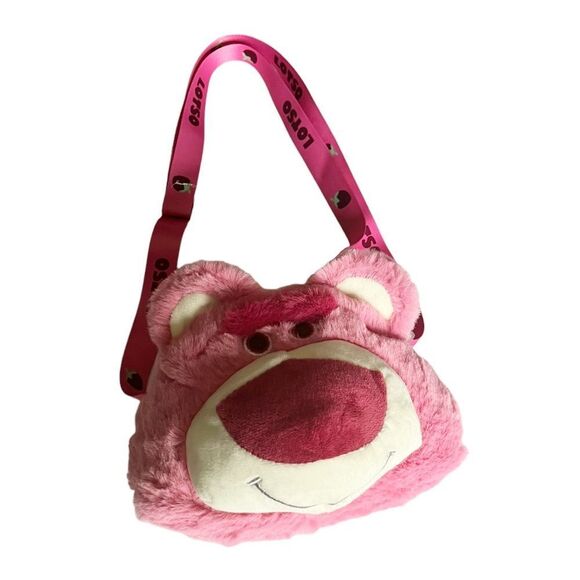 Toy Story Lotso Small Plush Stuffed Crossbody Bag - Picture 4 of 4